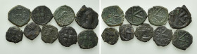 9 Byzantine Coins