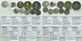 10 Roman Coins of Díadumenian and Elagabal