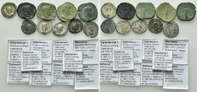 10 Roman Coins of Mariniana, Valerian and Gallienus