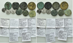 10 Roman Coins of Septimius Severus