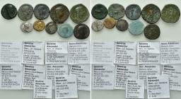 10 Roman Coins of Severus Alexander