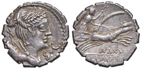 Claudia - Ti. Claudius Ti. - Denario (79 a.C.) Busto di Diana a d. - R/ La Vittoria su biga a d. - B. 5; Cr. 383/1 AG (g 4,07)

Status: BB-SPL
