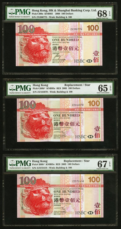 Hong Kong Hongkong & Shanghai Banking Corp. Ltd. 100 Dollars 2008 Pick 209e KNB9...