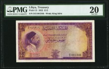 Libya Treasury 1/2 Pound 1952 Pick 15 PMG Very Fine 20. Discoloration.

HID09801242017