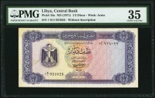 Libya Central Bank of Libya 1/2 Dinar ND (1971) Pick 34a PMG Choice Very Fine 35. 

HID09801242017