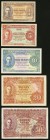 Malaya Board of Commissioners of Currency 1; 5; 10; 20; 50 Cents 1.7.1941 (1945) Pick 6; 7b; 8; 9a; 10a Fine or Better. 

HID09801242017