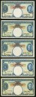 Malaya Board of Commissioners of Currency $1 1.7.1941 (1945) Pick 11, Five Examples Fine or Better. 

HID09801242017