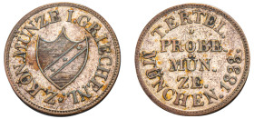 Greece, King Otto, 1832-1862. AR plated Pattern Ertel Lepton, 1833, coin alignment, reeded edge, Munich mint, 1.12g (KM-Unlisted; Divo P42).

Good ext...