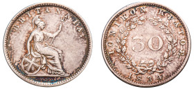Greece, Ionian Islands, British Administration, 1809-1863. 30 Lepta, 1834, 1.41 (KM35).

Good extremely fine to uncirculated.