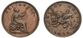 Greece, Ionian Islands, British Administration, 1809-1863. Lepton, 1835, 1.92g (KM34).

Good extremely fine with much lustre.