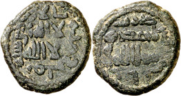 Gobernadores. AH 108. Primeros tiempos de la conquista. Al Andalus. Felús. (V. 42) (Fro. XIX-b) (Miles 8c). Ceca y fecha perfectamente legibles. Varia...