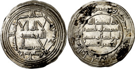 Emirato. AH 154. Abd al-Rahman I. Al Andalus. Dirhem. (V. 52) (Fro. 1). Pequeñas oxidaciones. 2,65 g. (EBC). 
Emirate. AH 154. Abd al-Rahman I. Al An...