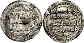 Emirato. AH 189. Al Hakam I. Al Andalus. Dirhem. (V. 87) (Fro. 1). Reverso incuso en anverso. 2,77 g. MBC+. 
Emirate. AH 189. Al Hakam I. Al Andalus....