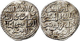 Almohades. Taifas almohades. Banu Hud. Muhammad al-Mutawakkil. Qurtuba (Córdoba). Dirhem. (V. 2143) (Medina 226c) ("Murcia musulmana" 115) (Hohertz 66...