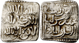 Almohades. Taifas almohades. A nombre del Mahdí. Sabta (Ceuta). Dirhem. (V. 2105) (Hazard 1093). 1,49 g. MBC. 
Almohads. Almohad taifas. In the name ...