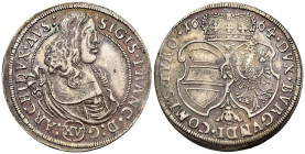 Austria - Contea del Tirolo (Stati federali Austriaci) - Sigismund Franz (1663-1665) - 15 Kreuzers 1664 - Münzprägeanstalt: Hall - Ag - gr. 6,29 - KM#...