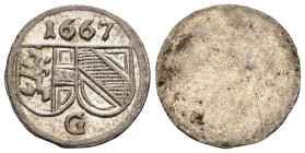 Austria - Principe vescovile di Salisburgo (Stati Austriaci) - Guidobald von Thun (1654-1668) - 1 Pfennig 1667 - RARA - Ag - gr. 0,3 - KM#174

SPL
...
