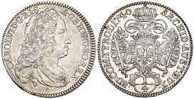 Austria - Sacro Romano Impero (976-1804) - Karl VI (1711-1740) - 1/4 Thaler 1740 - Mint: Hall - Mintage: 42.000 pcs - Ag - gr. 7,17 - KM#1666

qFDC...