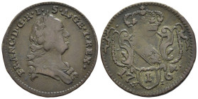 Austria - Sacro Romano Impero (976-1804) - Franz I (1745-1765) - 1 Pfennig 1764 WI - Cu - KM#2001

MB

SPEDIZIONE SOLO IN ITALIA - SHIPPING ONLY I...