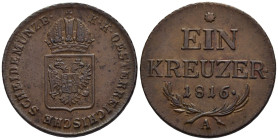 Austria - Impero Austriaco - Franz II. (1804-1835) - 1 Kreuzer 1816 A - Mint: Vienna - AE - KM#2113

qSPL

SPEDIZIONE SOLO IN ITALIA - SHIPPING ON...