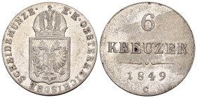 Austria - Impero Austriaco (1804-1867) - Franz Joseph I (1848-1916) - 6 Kreuzer 1849 C - Ag .437 - KM#2200

BB/SPL

SPEDIZIONE SOLO IN ITALIA - SH...