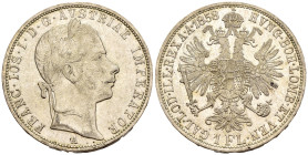 Austria - Impero Austro-Ungarico (1867-1918) - Franz Joseph I (1848-1916) - 1 Florin 1858 A - Mint: Vienna - Ag .900 - gr. 12,34 - KM# 2219

SPL+
...