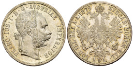 Austria - Impero Austro-Ungarico (1867-1918) - Franz Joseph I (1848-1916) - 1 Florin 1879 - Mint: Vienna - Ag .900 - gr. 12,34 - KM#2222

FDC

SPE...