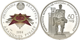 Bielorussia - 20 Roubles 2004 - Fascism's victims - Mintage: 2.000 pcs. - Mint: Vilnius - Ag .925 - gr. 33,6 - KM#84

FDC

SPEDIZIONE IN TUTTO IL ...