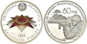 Bielorussia - 20 Roubles 2004 - Soviet warriors–liberators - Mintage: 2.000 pcs. - Mint: Vilnius - Ag .925 - gr. 33,6 - KM#350

FDC

SPEDIZIONE IN...
