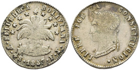 Bolivia - 4 Soles 1857 - Ag .667 - KM#123.2

qBB/BB

SPEDIZIONE SOLO IN ITALIA - SHIPPING ONLY IN ITALY