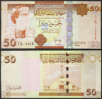 Libya - Republic (1975-date) - Libya, Republic - 50 Dinars - n.d. (2008) - - Undulations - Pick 75

A.UNC