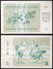 Lithuania - Republic (1918-date) - Lithuania, Republic - 3 Talonas - 1991 - - - Pick 33b

UNC
