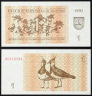 Lithuania - Republic (1918-date) - Lithuania, Republic - 1 Talonas - 1992 - - - Pick 39

UNC