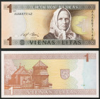 Lithuania - Republic (1918-date) - Lithuania, Republic - 1 Litas - 1994 - - - Pick 53a

UNC