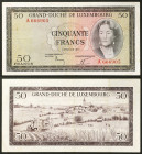 Luxembourg - Grand Duchy, Charlotte (1919-1964) - Luxembourg, Grand Duchy - 50 Francs - 06/02/1961 - - Folds, creases, stains - Pick 51a

VF