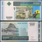 Madagascar - Democratic Republic (1996-date) - Madagascar, Democratic Republic - 10.000 Ariary - 2003 - - - Pick 85

UNC