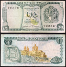 Malta - Republic (1972-date) - Malta, Republic - 1 Lira - 1967 (1973) - - Folds, creases - Pick 31b

GOOD