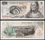 Mexico - - Mexico, Second Republic - 5 Pesos - 27/06/1972 - - - Pick 62c

UNC