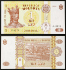 Moldova - Republic (1992-date) - Moldova, Republic - 1 Leu - 1994 - - - Pick 8a

UNC