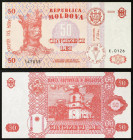 Moldova - Republic (1992-date) - Moldova, Republic - 50 Lei - 2008 - - Creases, small rip - Pick 14e

XF