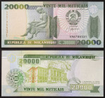 Mozambique - Republic (1975-date) - Mozambique, Republic - 20.000 Meticais - 1999 - - - Pick 140

UNC