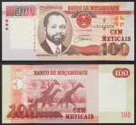 Mozambique - Republic (1975-date) - Mozambique, Republic - 100 Meticais - 2006 - - - Pick 144a

UNC