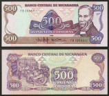Nicaragua - Republic (1838-date) - Nicaragua, Republic - 500 Cordobas - 1985 - - - Pick 155

UNC