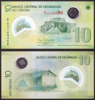 Nicaragua - Republic (1838-date) - Nicaragua, Republic - 10 Cordobas - n.d. (2007) - - - Pick 201

UNC