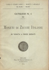 CLERICI C. & C. – Milano, 1910. Catalogo n° 4 a prezzi segnati. Monete di zecche italiane. pp.72, nn. 2187, tavv. 2. Legatura ed. interno ottimo stato...