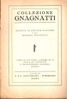 SANTAMARIA P.&P. – Roma, 10 – Dicembre, 1930. Collezione Armando Gnagnatti. Monete di zecche italiane e dei Romani Pontefici. pp. 93, nn. 1616, tavola...