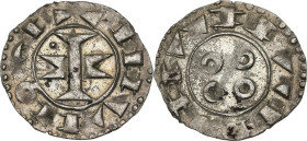 Lot de 28 Deniers. 
Dont Denier de Melguel et de Maguelone, Rodez, provence, Bourbonais Souvigny, Forqualquier,
évêché du Puy, Beate Marie Podiensis, ...