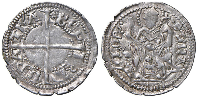 Aquileia - Bertrando di S. Genesio (1334-1350) Denaro - D/ + BER - TR(AN) - D' (...