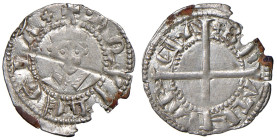 Aquileia - Bertrando di S. Genesio (1334-1350) Mezzo denaro - D/ + B (globetto) P - ATR - IAR - ChA, croce patente R/ + (globetto) AQVILEGIA (crocetta...