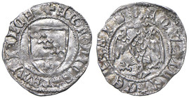 Aquileia - Antonio II Panciera (1402-1411) Denaro - D/ ANTONIVS PATRIARCA, stemma patriarcale R/ AQV ILE GEN SIS, aquila stante verso sinistra con ali...